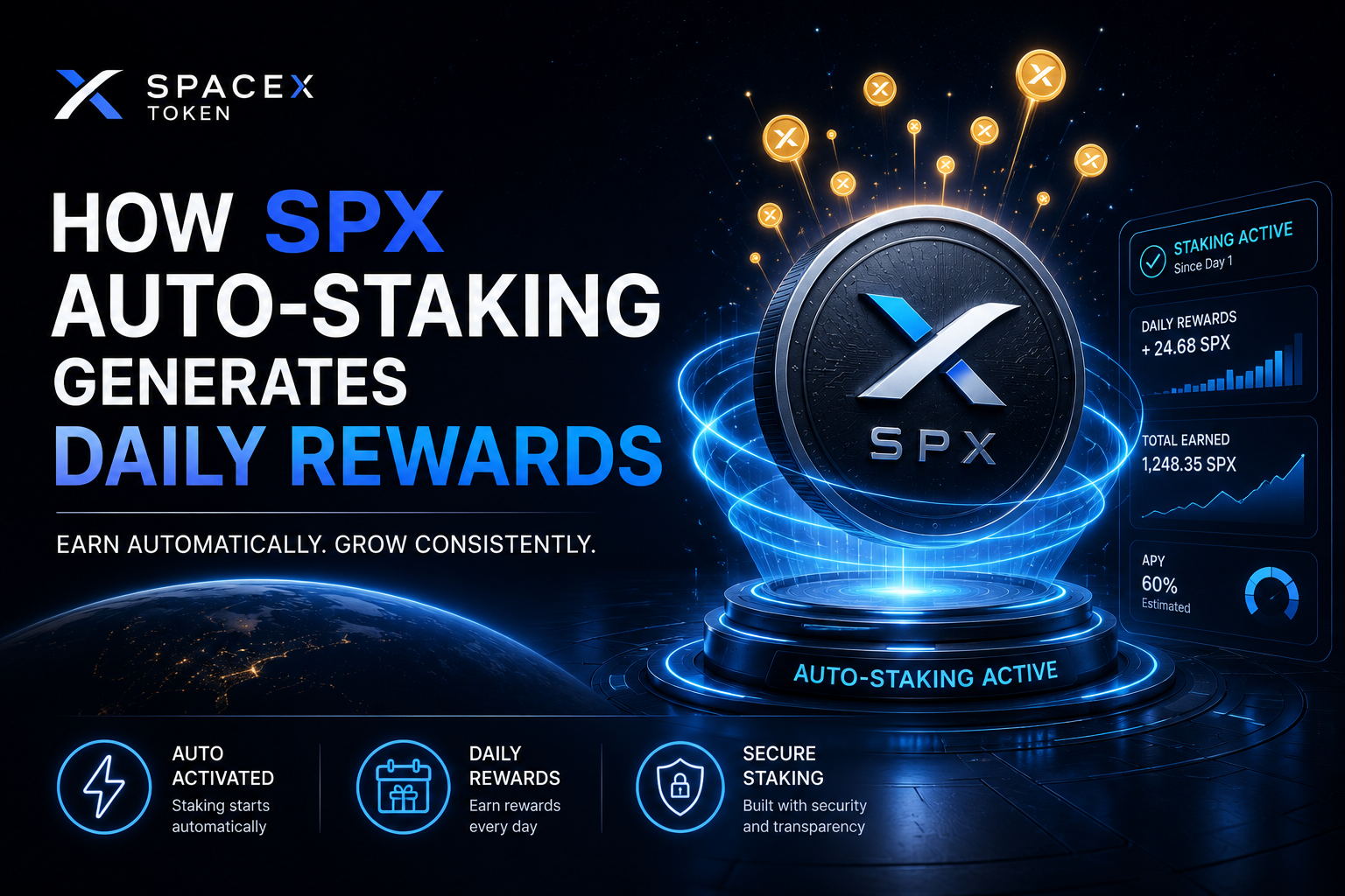 How SPX Auto-Staking Generates Daily Rewards